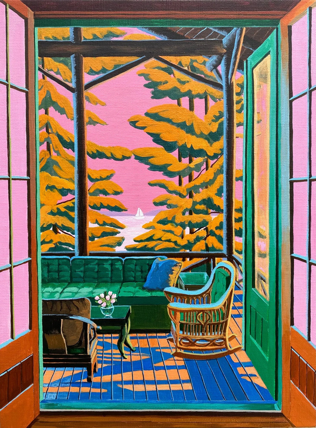 Hockney’s Lakehouse