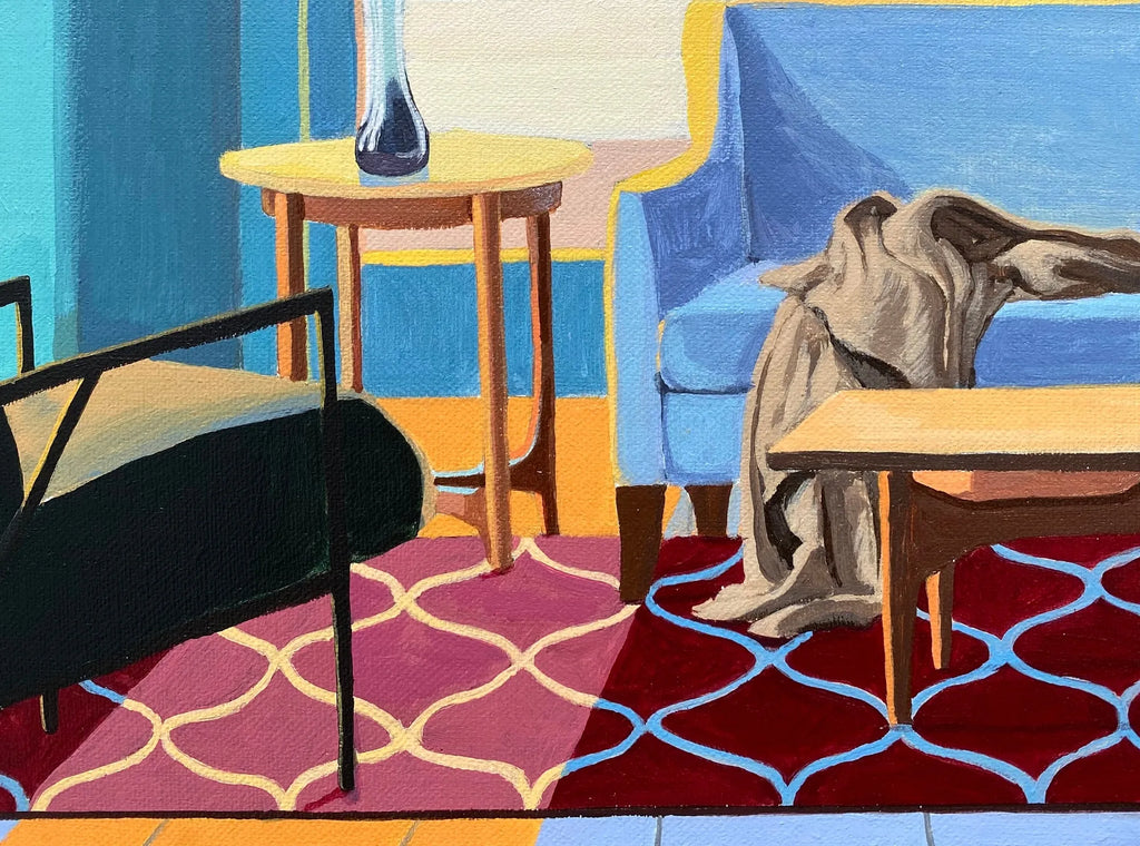 Hockney’s Pool in Winter