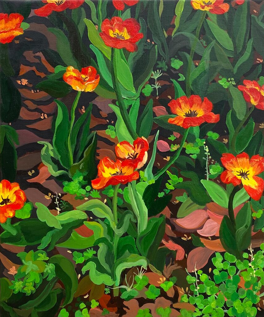 Rembrandt Tulips (2024) by Haotian 郝恬