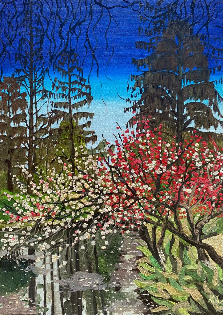 Spring Arrives Anyway (2024) by Haotian 郝恬