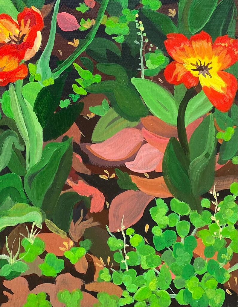 Rembrandt Tulips (2024) by Haotian 郝恬 — artwork view 2