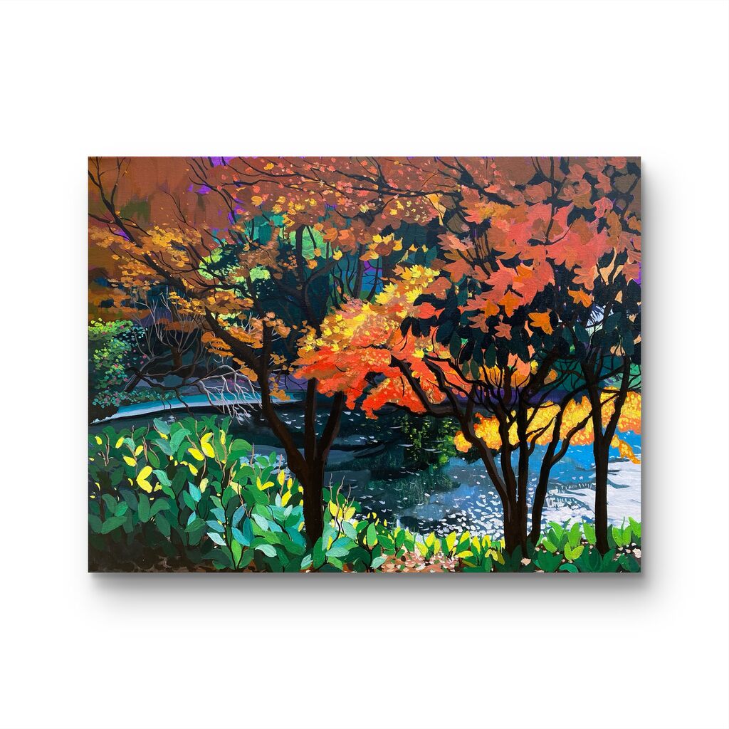 Central Park in Autumn (2024) by Haotian 郝恬 — artwork view 4