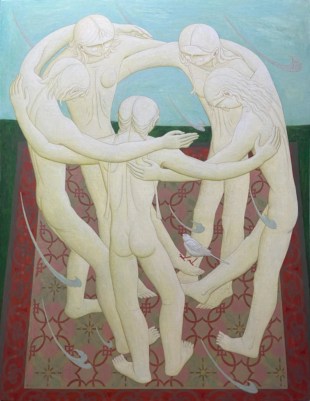 Lijing Zheng, Alors on danse, contemporary figurative painting