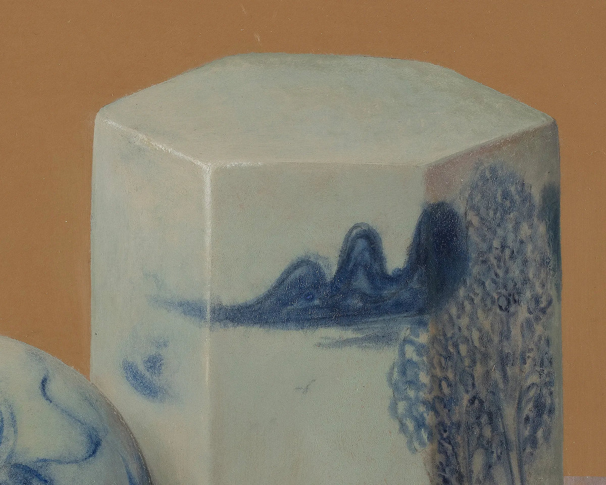 Study Treasures in Blue-and-White Porcelain