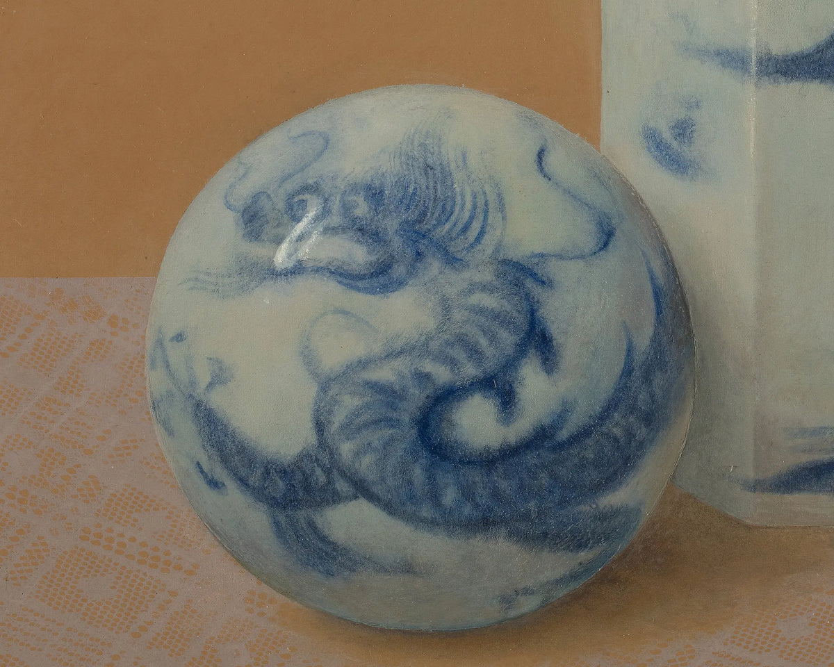 Study Treasures in Blue-and-White Porcelain