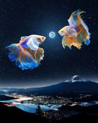 Above Mount Fuji