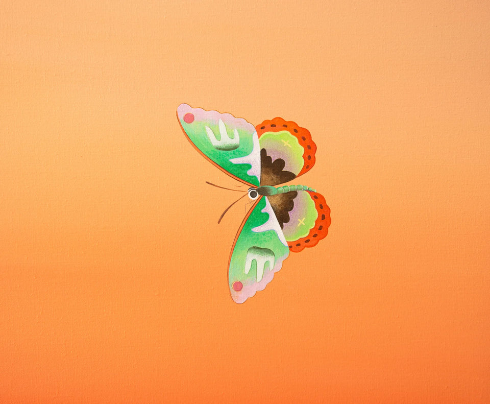 Butterflies at Sunset II