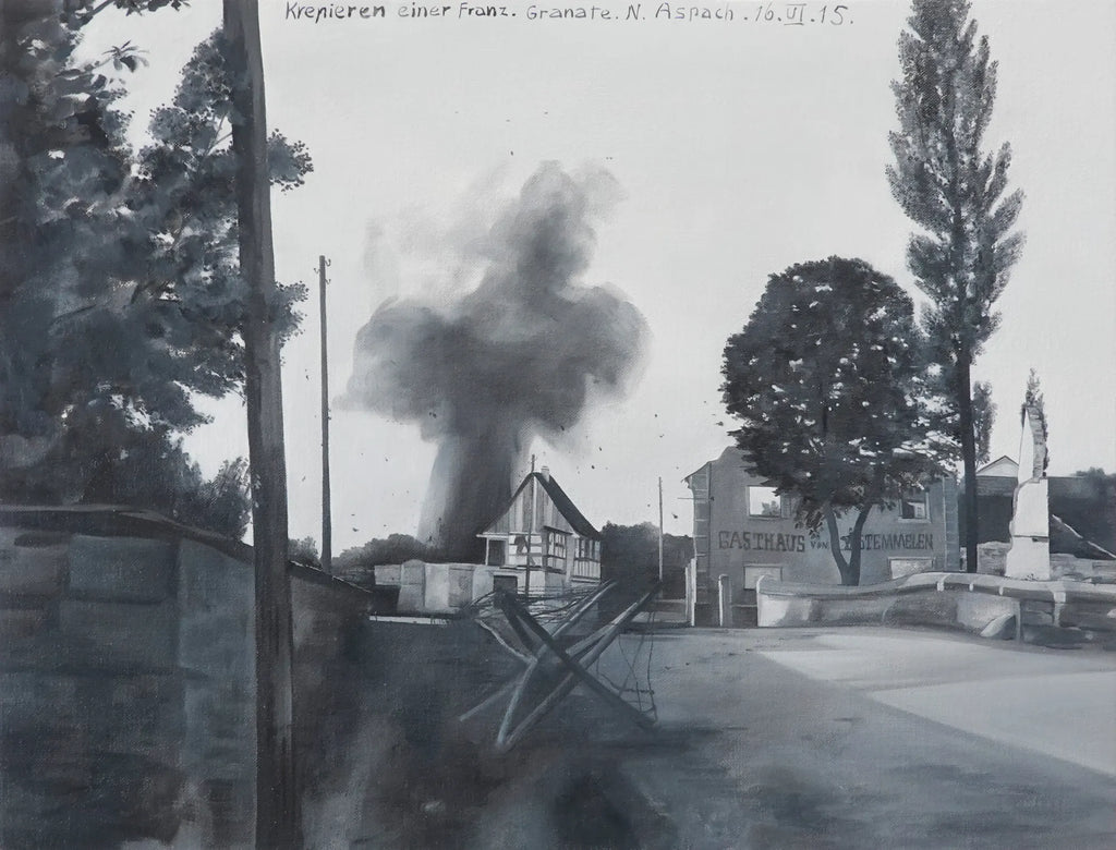 Explosion d'un obus(1915)