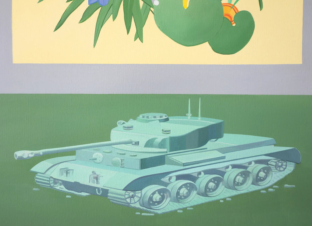 Flowers and Tank