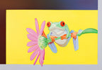Tree Frog and Flower